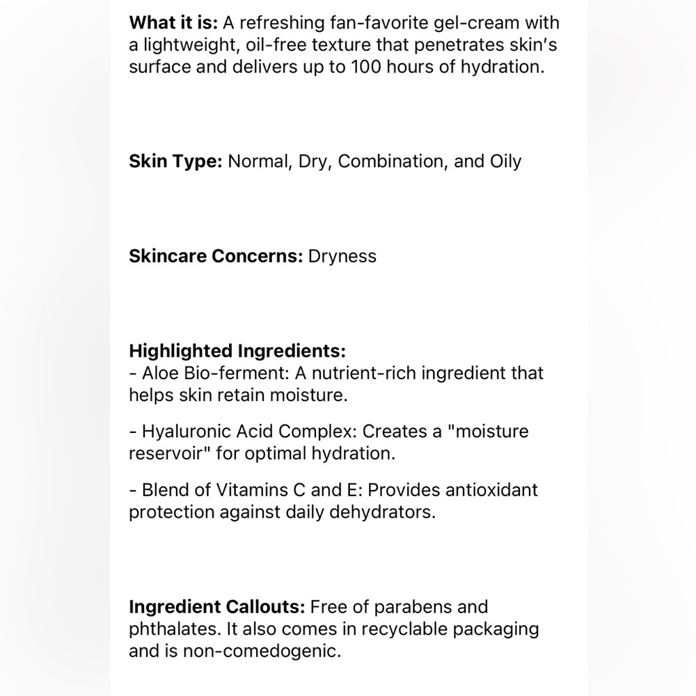 🌸CLINIQUE Moisture Surge 100H Hydrator Gel-Cream Moisturizer 15 mL Mini - Picture 8 of 9